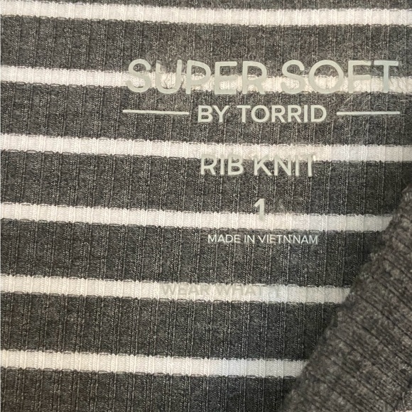 Torrid Striped Knit Top - Picture 2 of 4